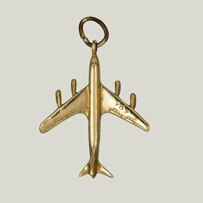 Vintage Boeing 707 Plane Charm - Odeon Collection (Leased)