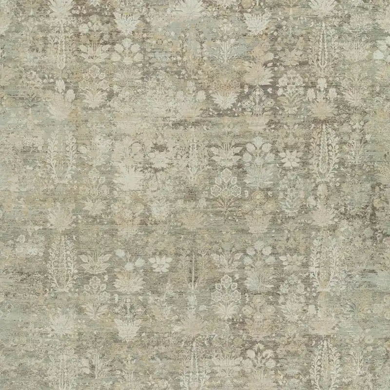 Sage Transitional Wool Lurex Blend Rug - 9'0 x 11'11"