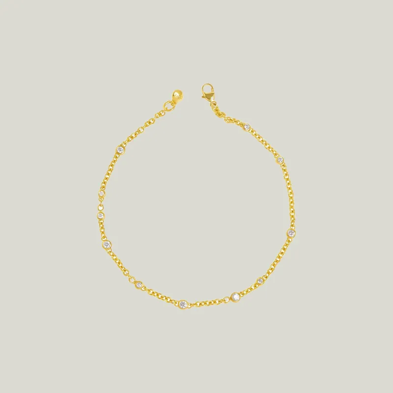 Sprinkle Chain Bracelet - Diana Mitchell (Consigned)