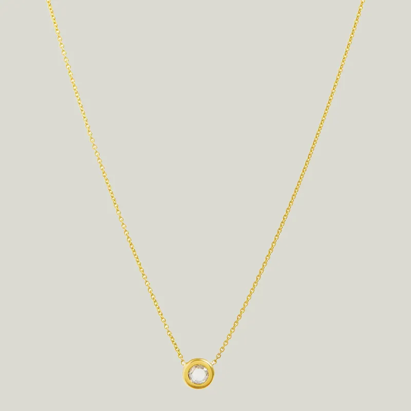 Rose Cut Diamond Necklace - Diana Mitchell (Consigned)