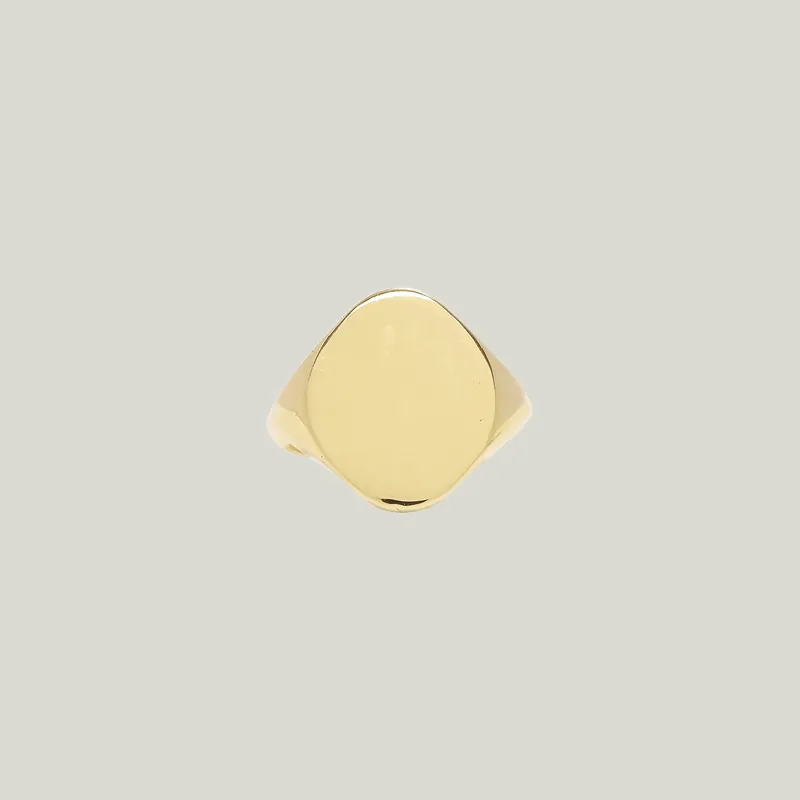 Big Signet Ring - Diana Mitchell (Consigned)