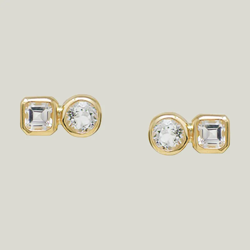 Cléo Jaeda Double Studs - Anzie (Consigned)