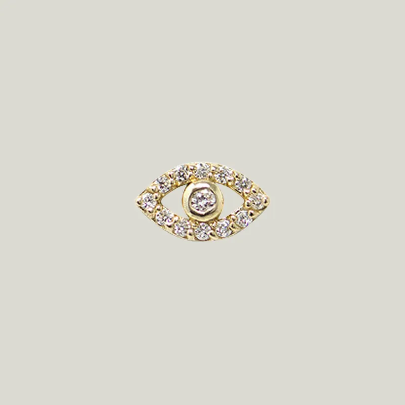 Classique Pavé Evil Eye Stud - Anzie (Consigned)