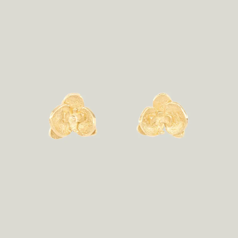 Dean Village Orchid Studs - Allison Alane (Dropship)