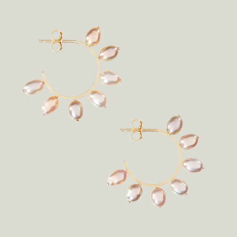 Les Tuileries Hoop Earrings - Allison Alane (Dropship)