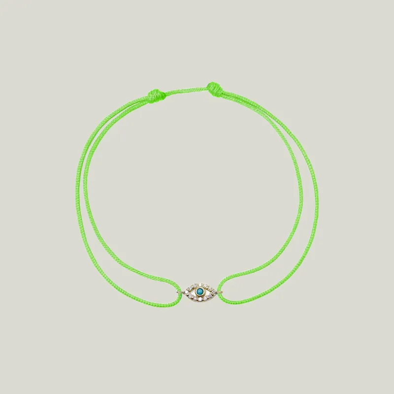 Amie Pavé Evil Eye Bracelet - Anzie (Consigned)