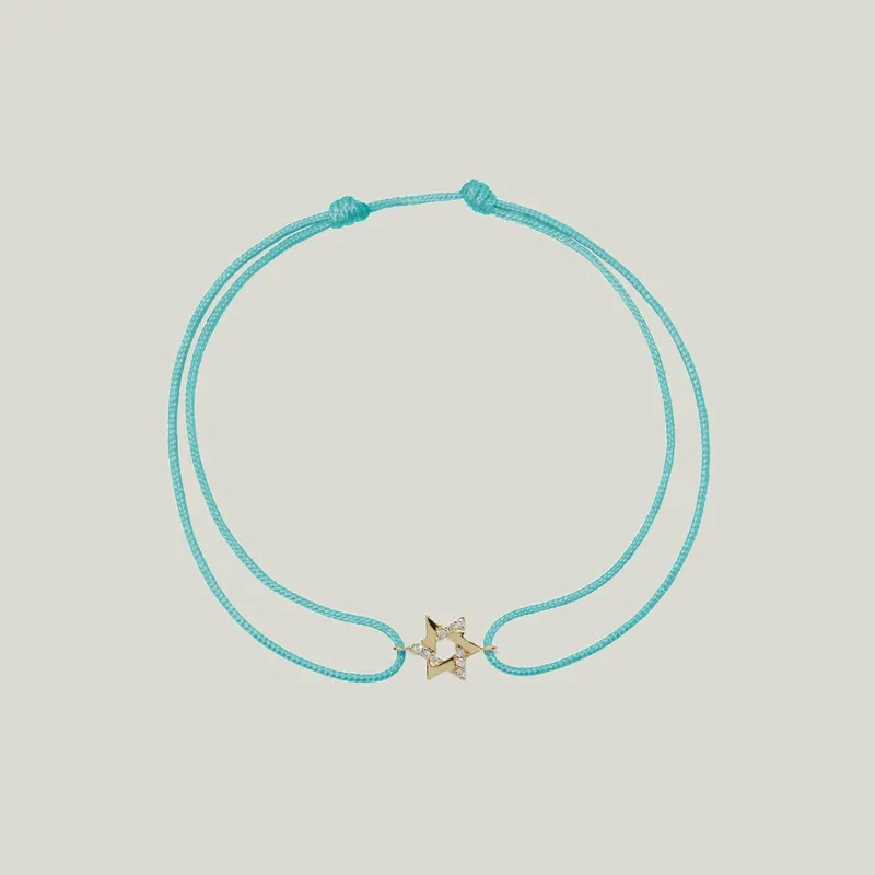 Amie Pavé Star of David Bracelet - Anzie (Consigned)