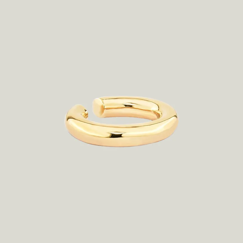 Curve Gold Ear Cuff - Carolina Neves (Consigned)