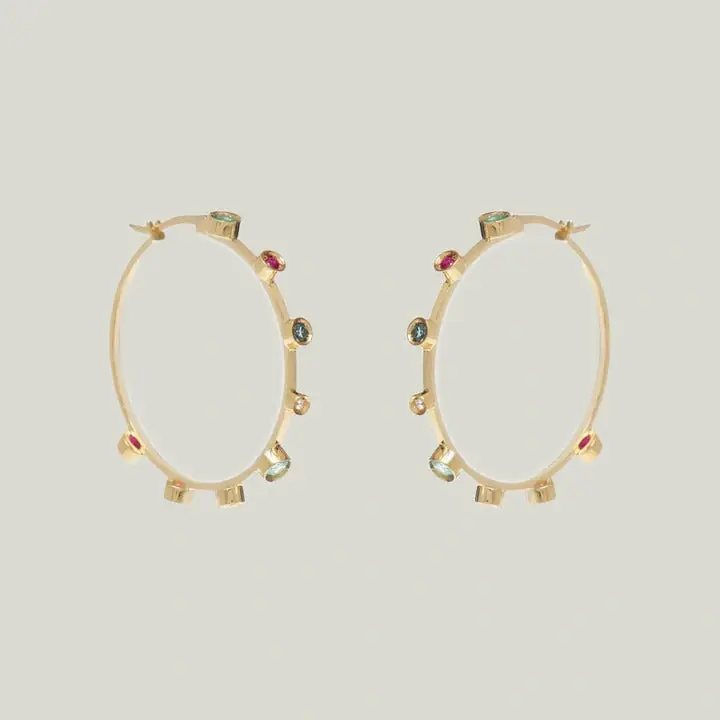 La Mère Hoop Earrings - Carolina Neves (Consigned)