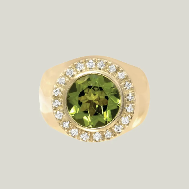 Chunky Halo Ring - Carolina Neves (Consigned)