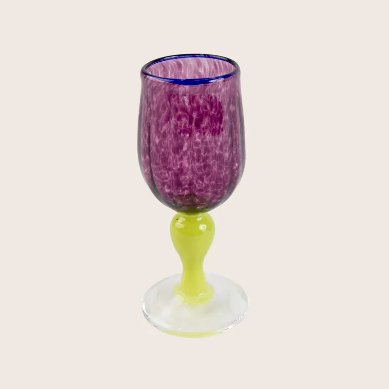 Violet Tide Cordial Glass - Okamoto Yuriko