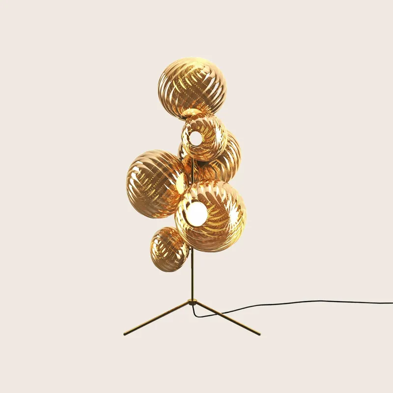Whirl LED Floor Chandelier - Tom Dixon