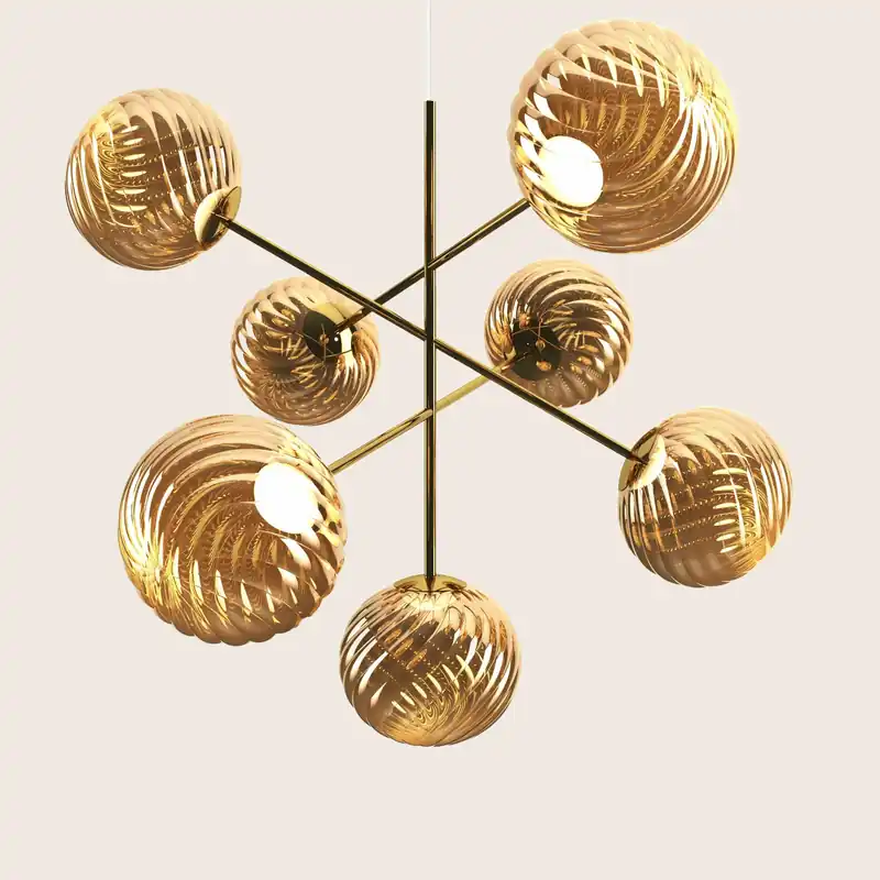 Whirl LED Chandelier - Tom Dixon