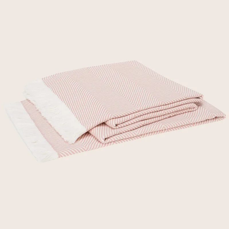 Leo Oversized Cotton Throw - Matouk (Consigned)
