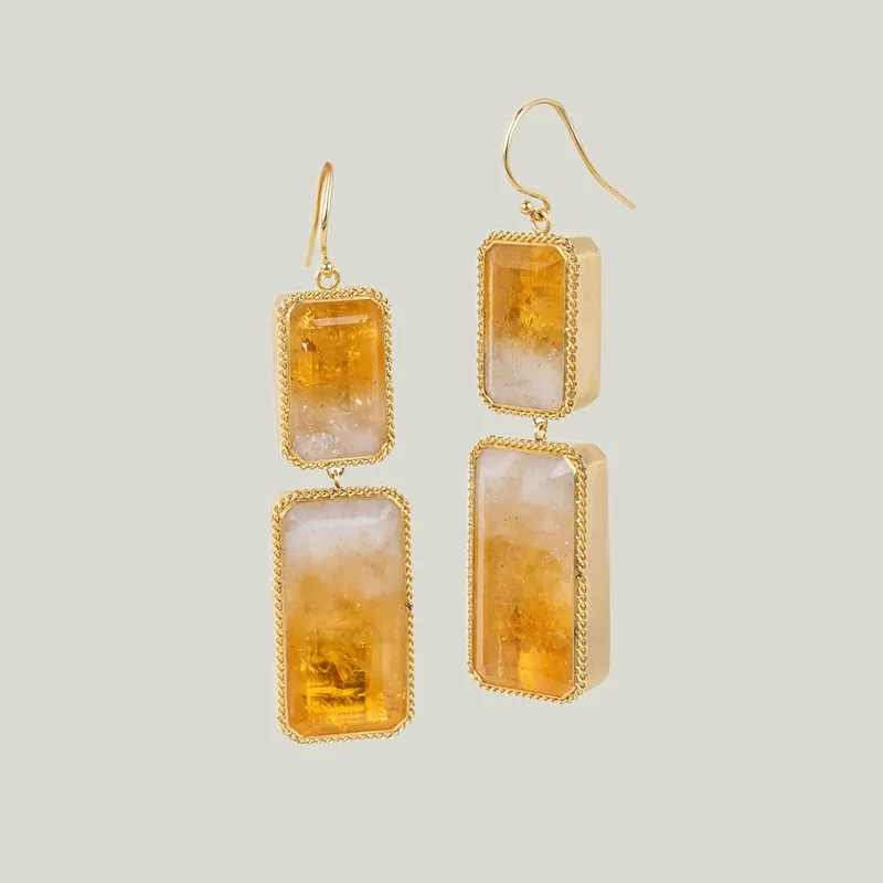 One-of-a-Kind Citrine Earrings