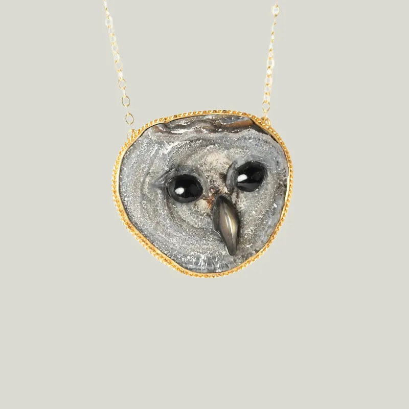 One-of-a-Kind Owl Necklace