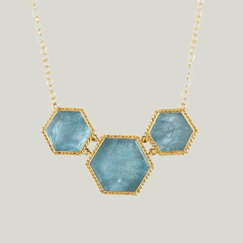 One-of-a-Kind Aquamarine Necklace