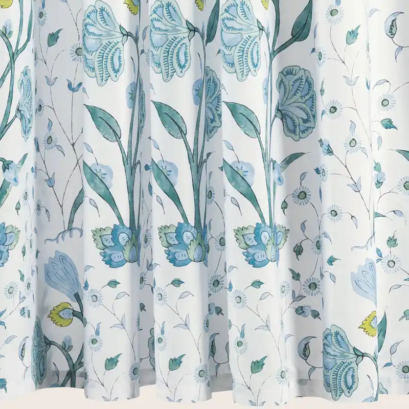 Khilana Shower Curtain Blue - Matouk (Consigned)