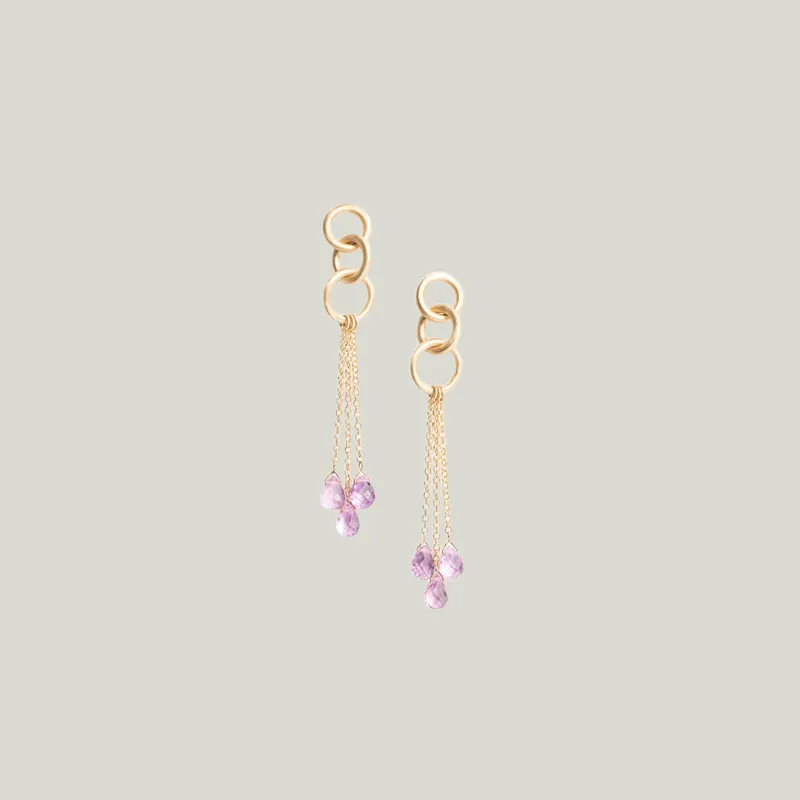Brio Clusters: Pink - Fannie Thomas (Consigned)