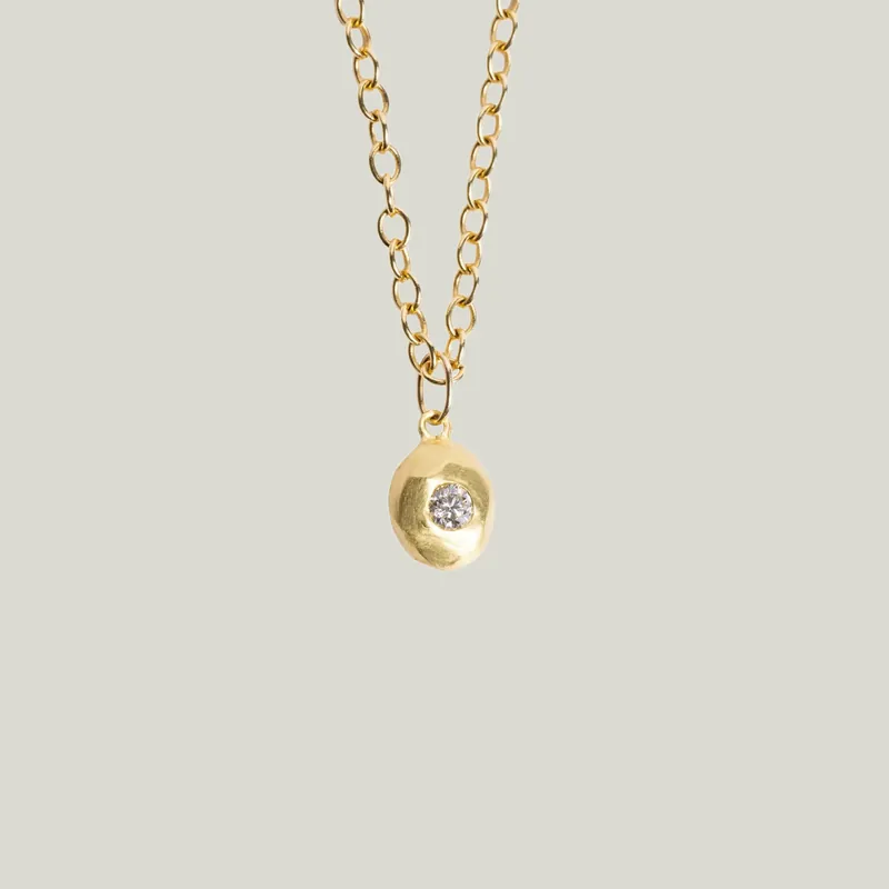 Pebble Charm: April - Fannie Thomas (Consigned)