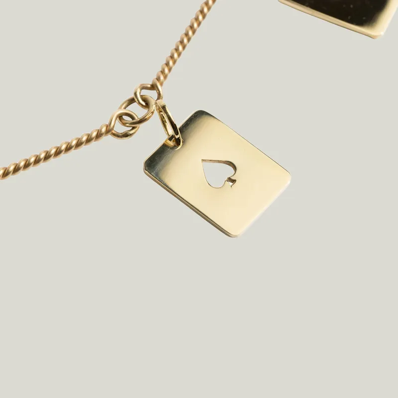 Card Charm: Spade - Fannie Thomas (Consigned)