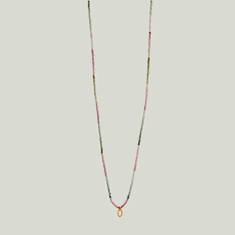 Tourmaline & 18Kt Dove Necklace - Nightingale Design, Inc. (Consigned)