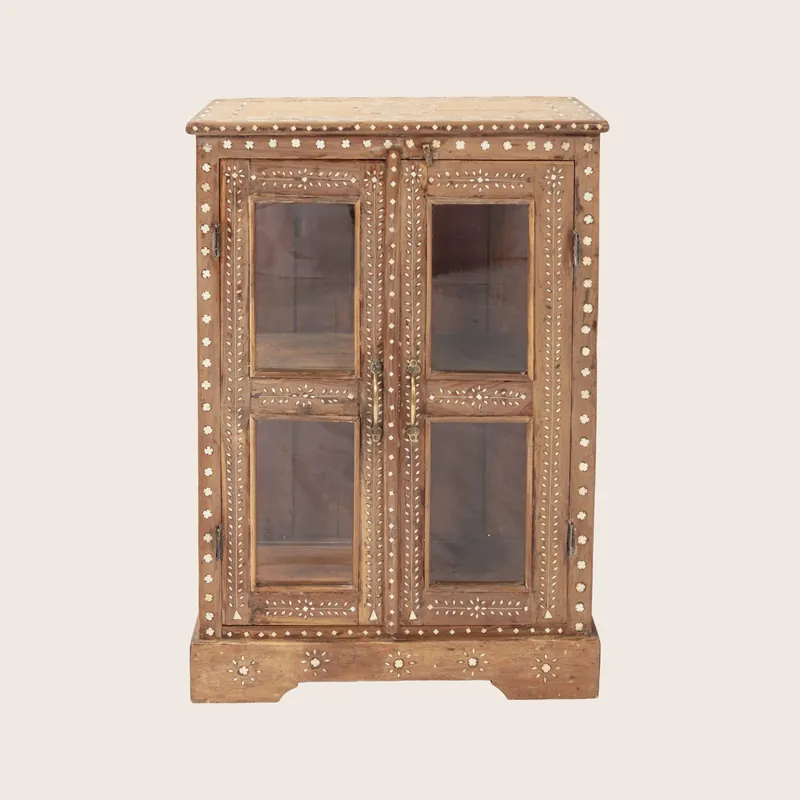 Vintage Inlay Small Cabinet - Golden Oldies