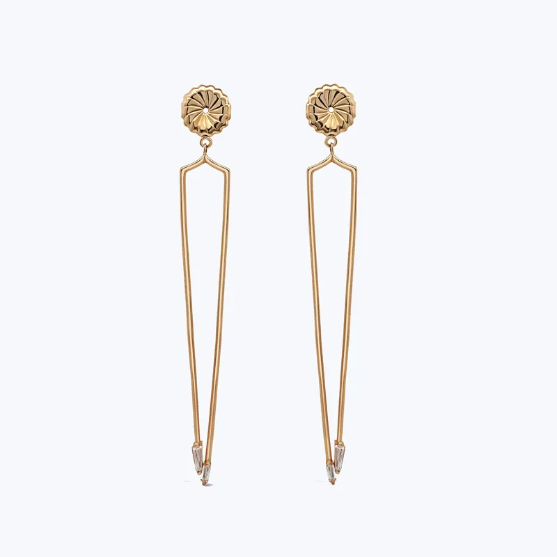 63mm Trellis Earring Tassels - Dorian Webb (Dropship)
