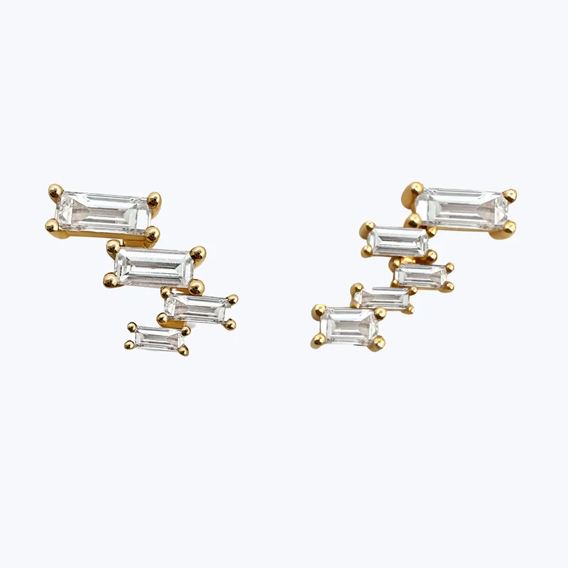 Ascendant Baguette Diamond Studs - Dorian Webb (Dropship)