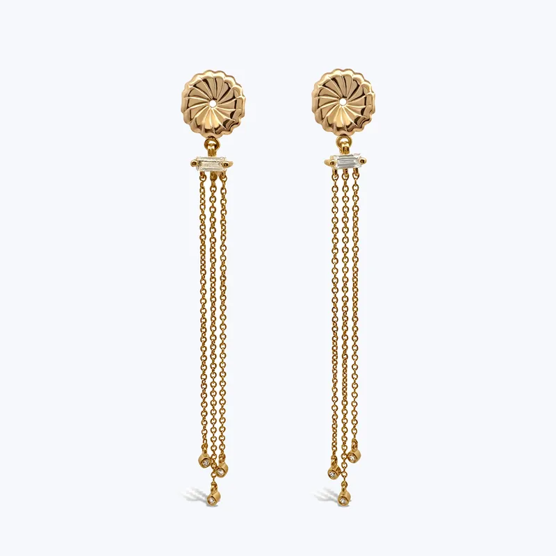 Triple Dangle Earring Tassels - Dorian Webb (Dropship)