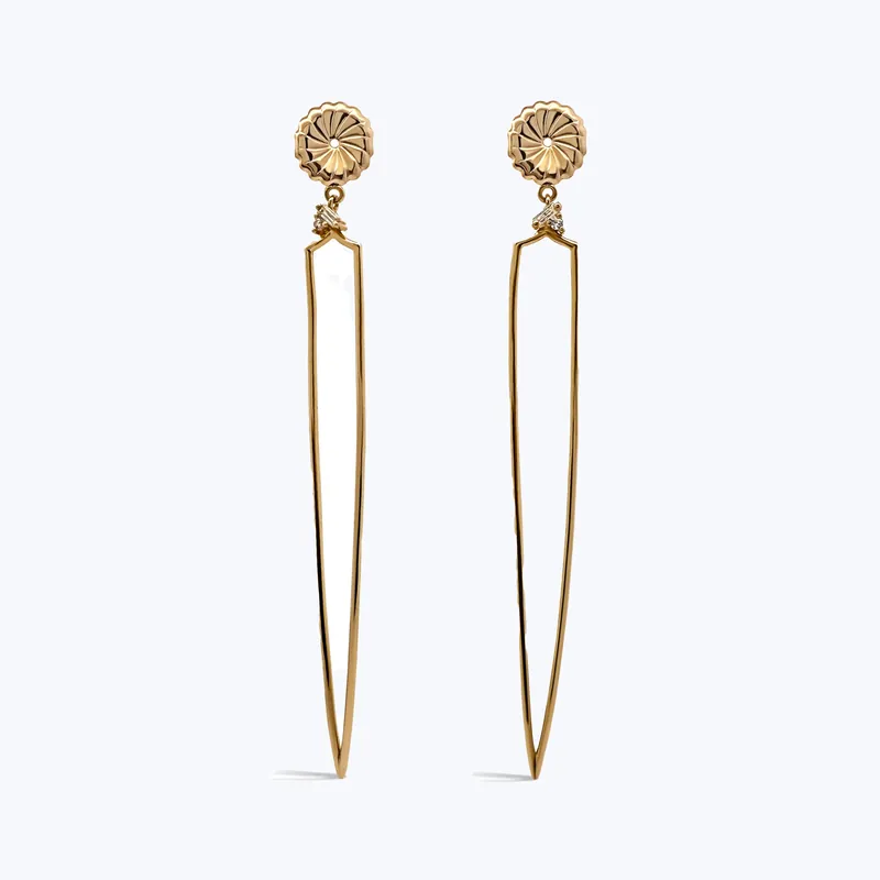 Trellis Lattice Earring Tassels - Dorian Webb (Dropship)