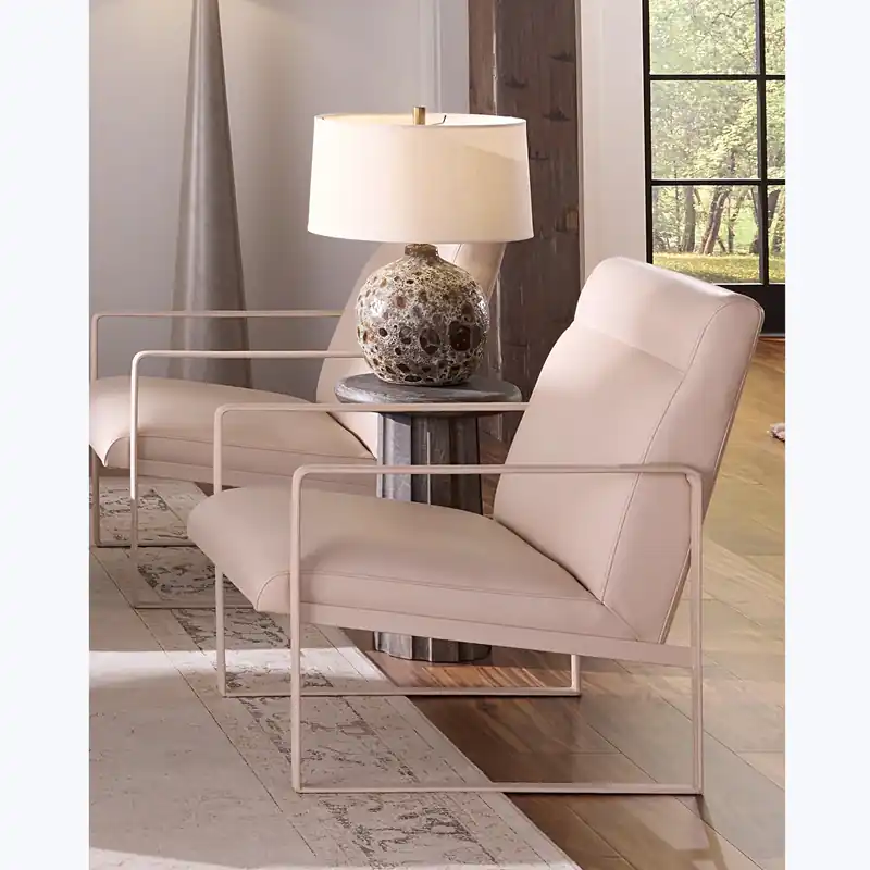 Hemingway Leather Accent Chair - Jamie Young