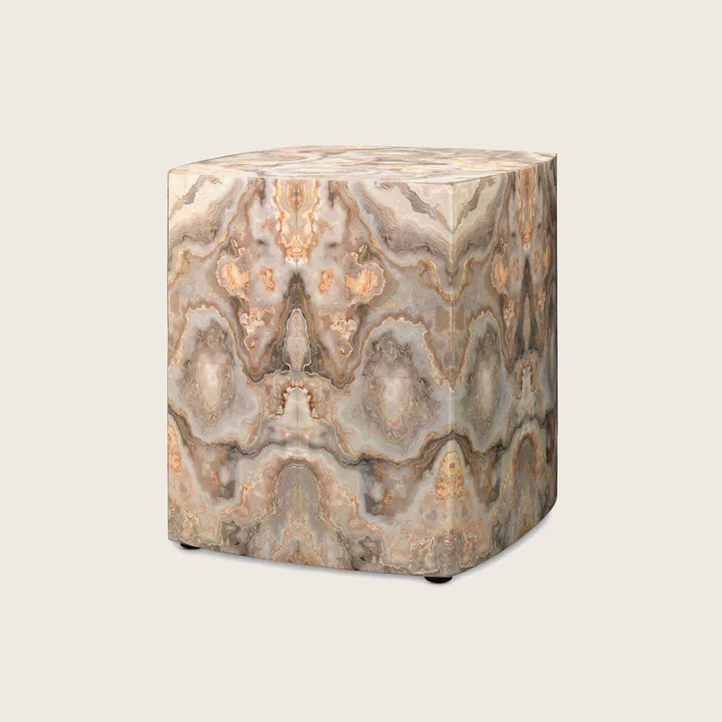 Ink Blot Faux Marble Side Table - Jamie Young