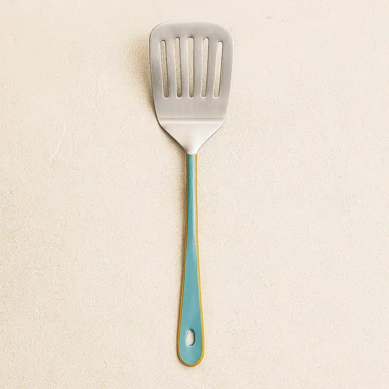 Harlow Bright Spatula with Stainless Steel Head, Blueberry - Be Home