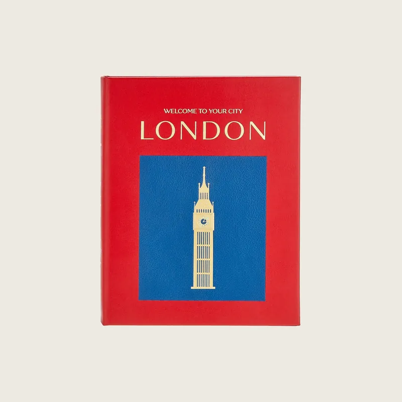 Trope London Leather Bound Book - Graphic Image