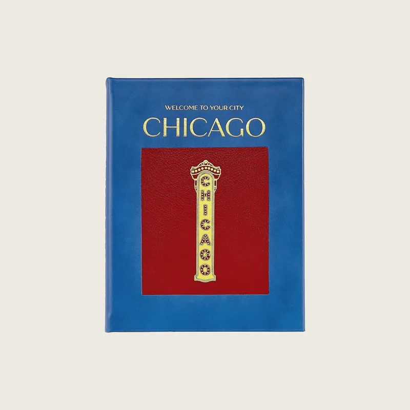 Trope Chicago Leather Bound Book - Graphic Image
