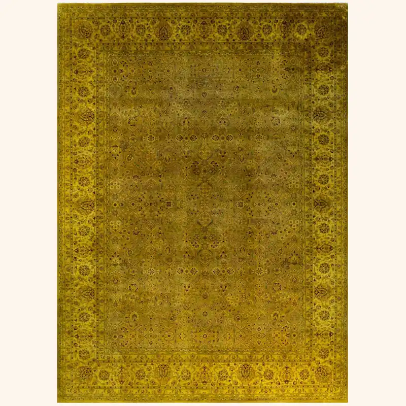 Yellow Samsara Wool Rug - 10'2" x 14'1"