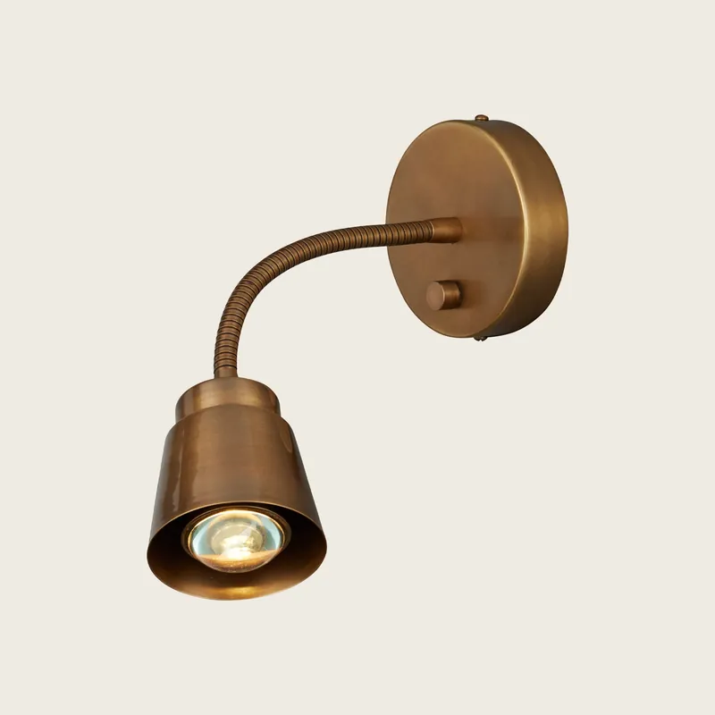 Wilbaux Brass Wall Sconce - Currey & Company