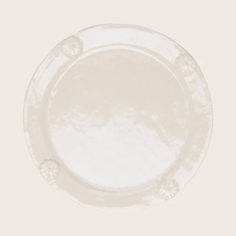 Flower Rim Dinner Plate - La Romaine Editions