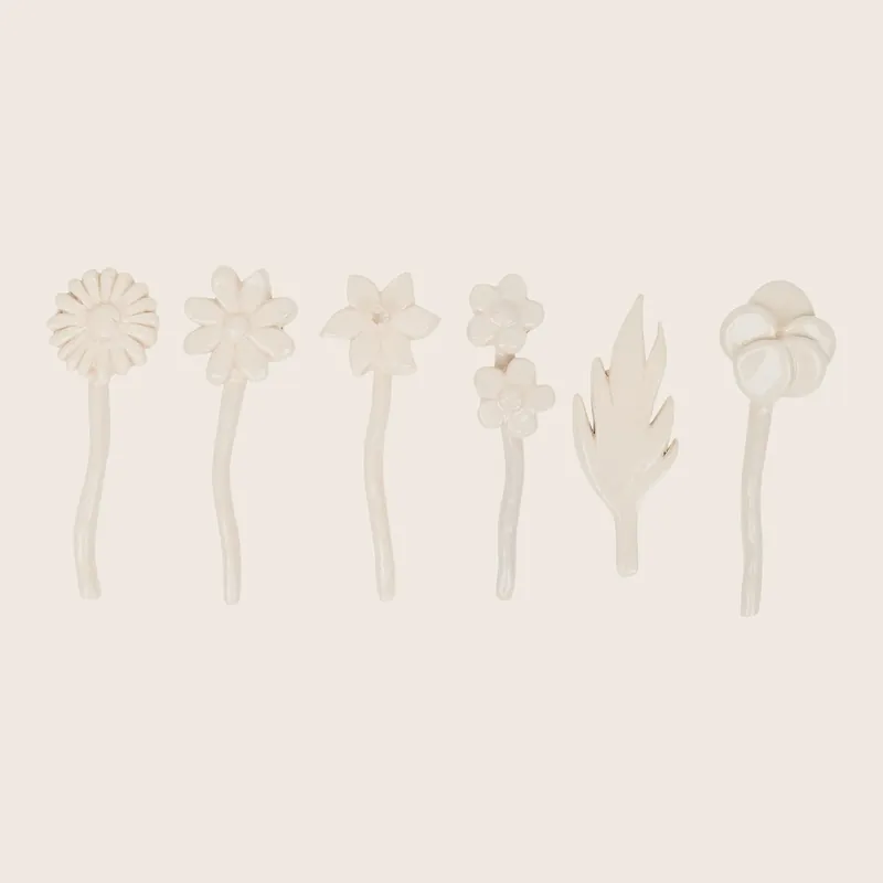 Flowery Knife Rests - La Romaine Editions