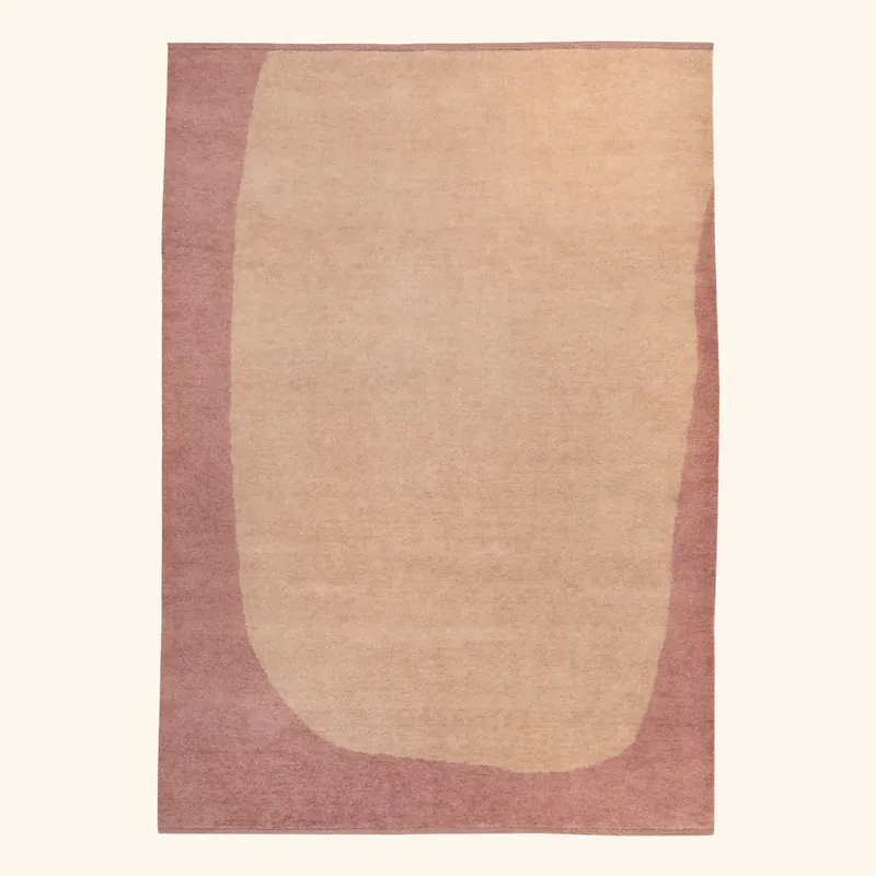 Contemporary Wool Rug - Crimson Twine LLC