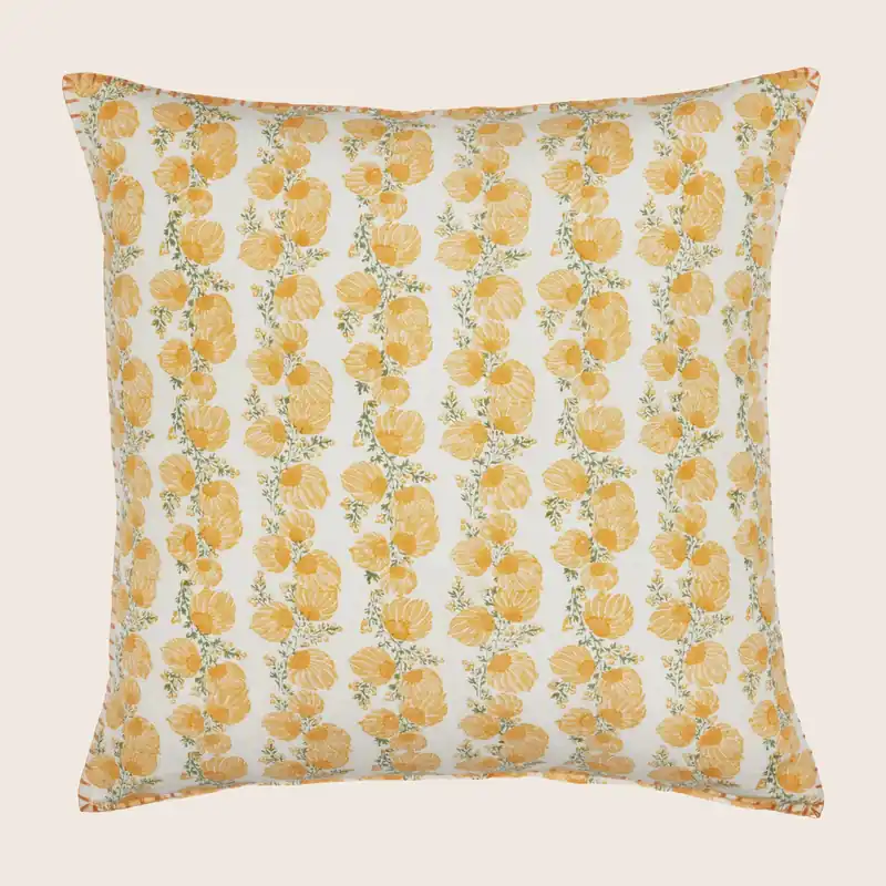 Mahin Marigold Pillow - John Robshaw (Leased)
