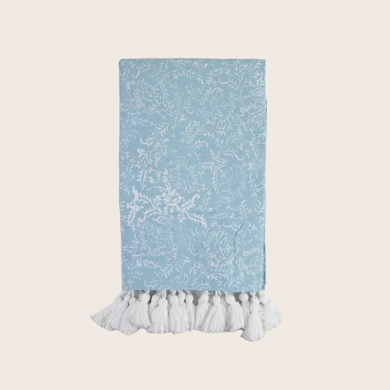 Avni Light Indigo Shower Curtain - John Robshaw (Leased)