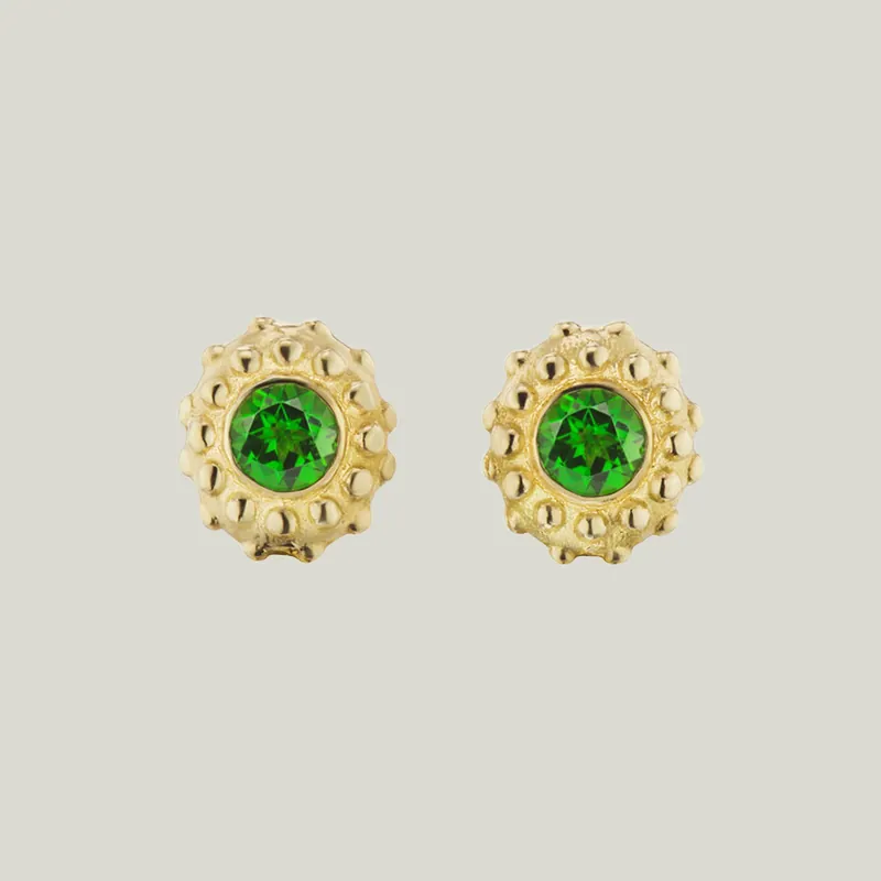 California Dreaming' Tsavorite Garnet Stud Earrings - AnaKatarina Design (Consigned)
