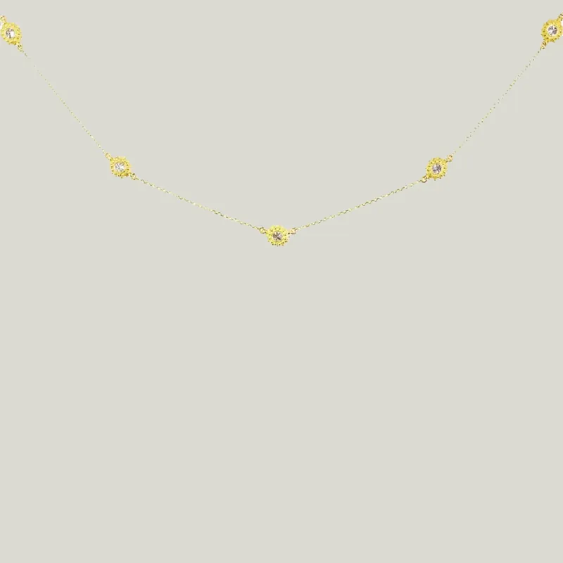 California Dreaming' Diamonds by the Yard Gold Necklace - AnaKatarina Design (Consigned)
