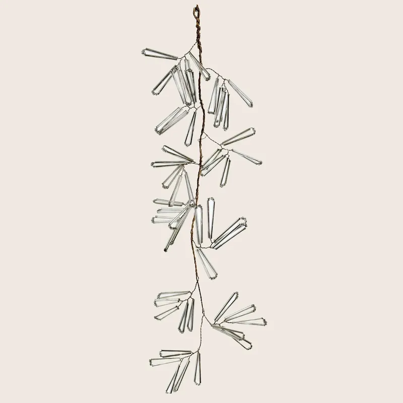 Glass Bead Leaves Ornament - Shishi