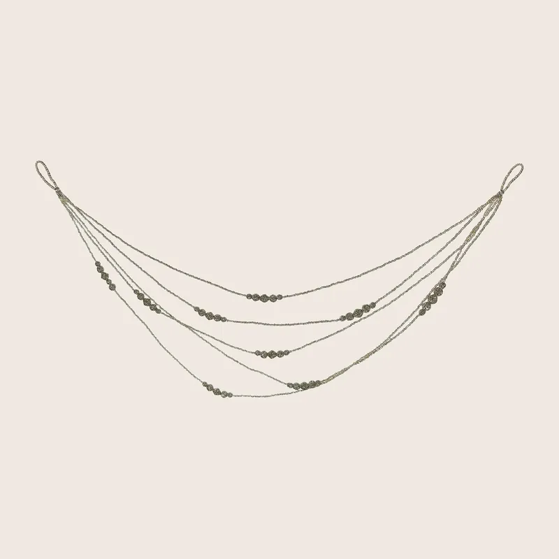 Glass Beads Multichain Garland - Shishi