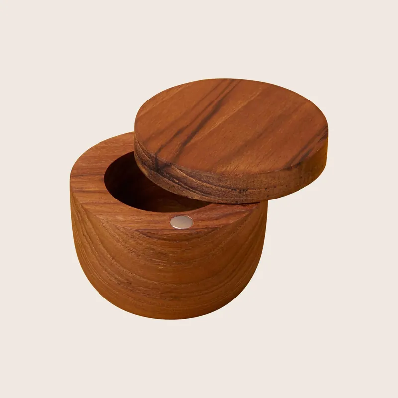 Teak Cellar with Pivoting Lid, Small - Be Home