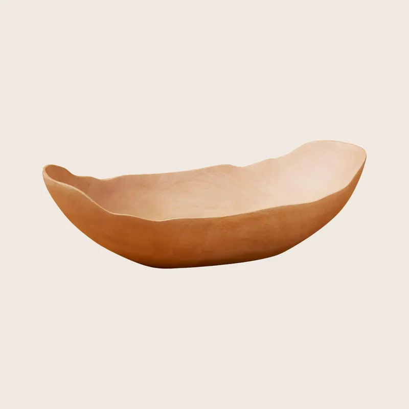 Kiln Mango Wood Petal Bowl - Be Home