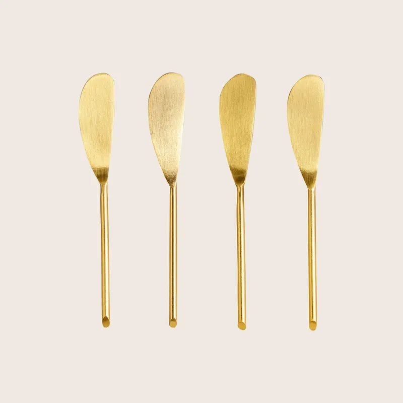 Thin Gold Small Spreader, Set of 4 - Be Home